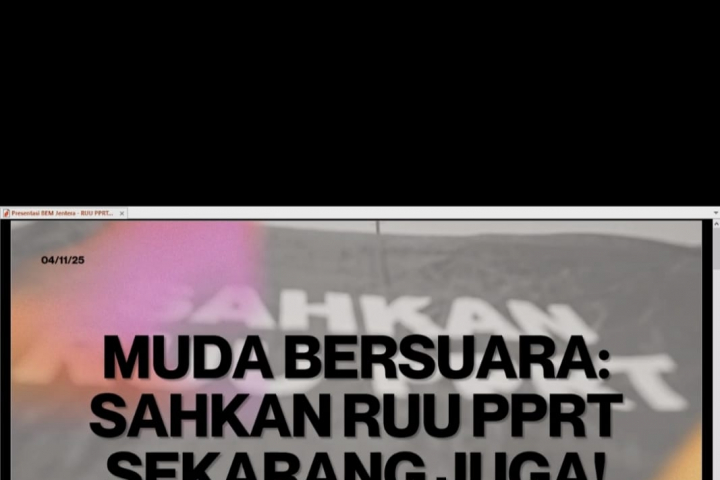  JALA PRT Gelar Konferensi Pers Bersama Pemuda Desak Sahkan RUU PPRT